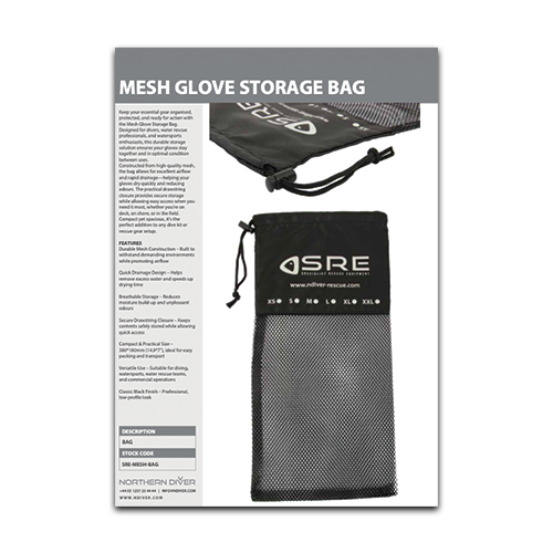 Mesh Glove Storage Bag  Datasheet